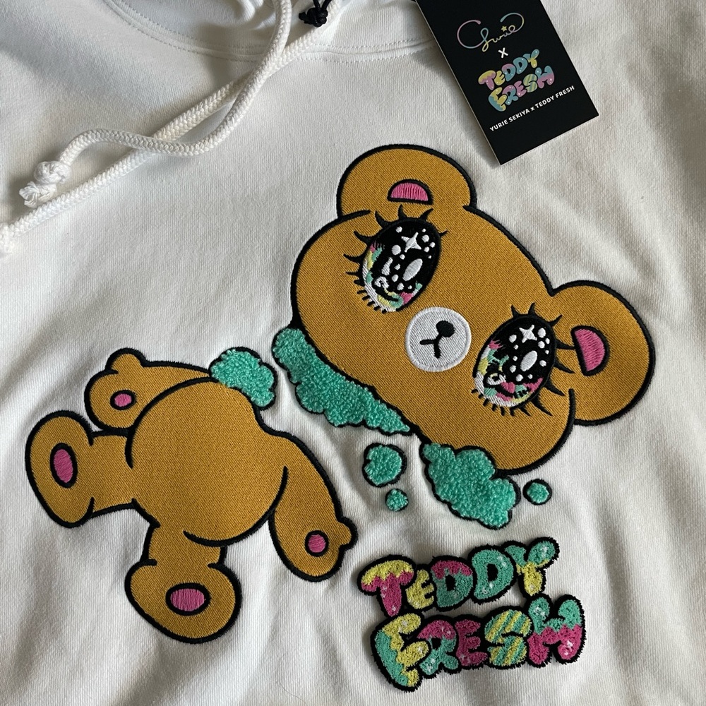 Teddy Fresh x Yurie Sekiya Hoodie NWT